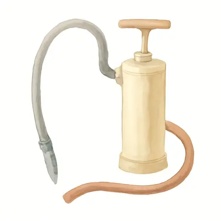 Water color illustrative image of a generic PITTSBURGH Multi-Use Transfer Pump