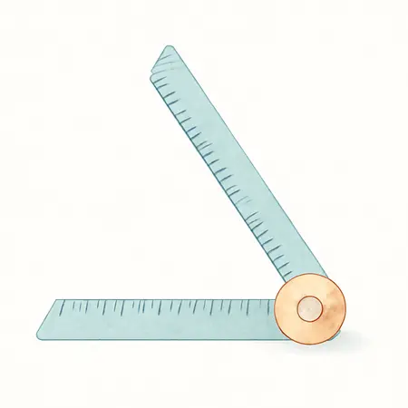 Water color illustrative image of a generic Multi-Purpose Angle Finder