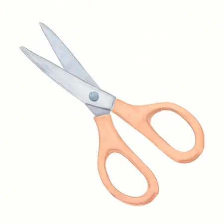 Water color illustrative image of a generic Multi-Purpose Scissors