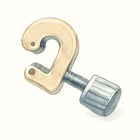 Water color illustrative image of a generic No. 2 Pipe Cutter