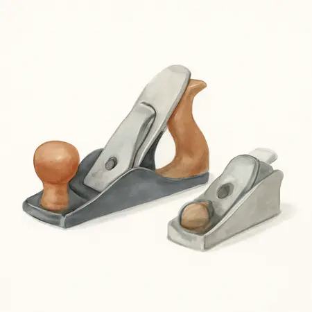 Water color illustrative image of a generic No. 4 Jack and Mini Plane Set 2 Pc