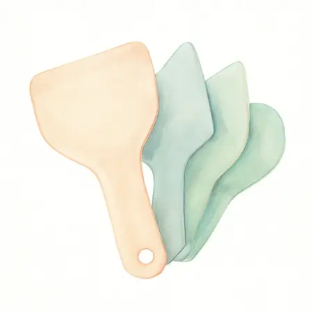 Water color illustrative image of a generic Nonmarring Scraper Set, 4 Piece