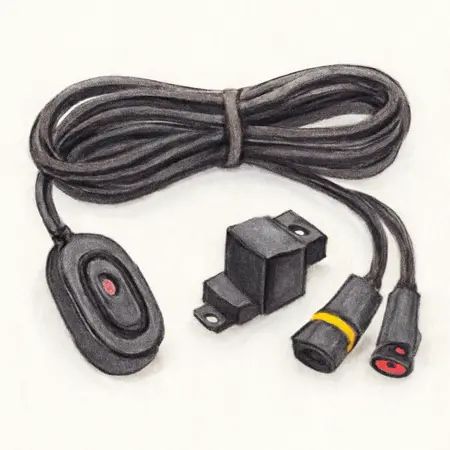 Water color illustrative image of a generic Off-Road Light Wiring Harness