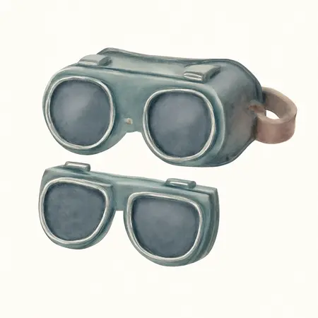 Water color illustrative image of a generic Oxy/Acetylene Goggles Set, 2 Pc.