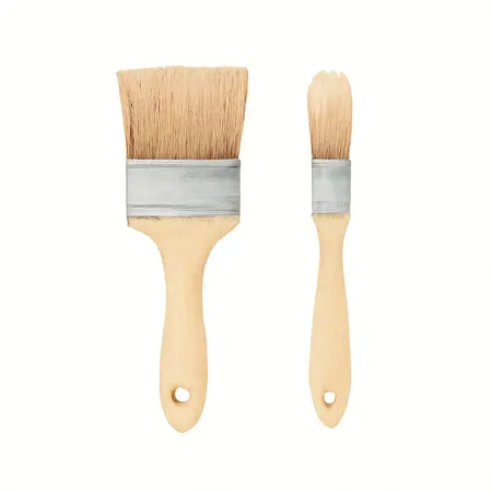 Water color illustrative image of a generic Paint Brush Set, 2 Piece, BEST Quality