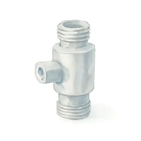 Water color illustrative image of a generic Paint System Adapter for DEVILBISS