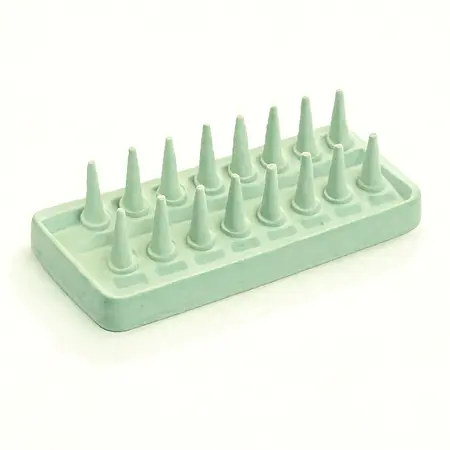 Water color illustrative image of a generic U.S. GENERAL Peg-Type SAE Socket Tray, 3 Piece, Green