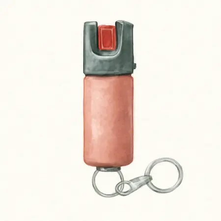 Water color illustrative image of a generic Pepper Spray