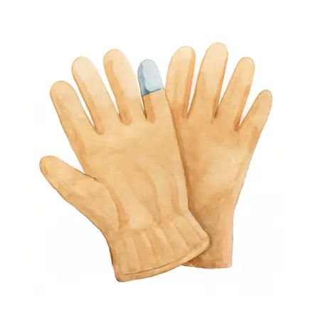 Water color illustrative image of a generic Performance Work Gloves, Small