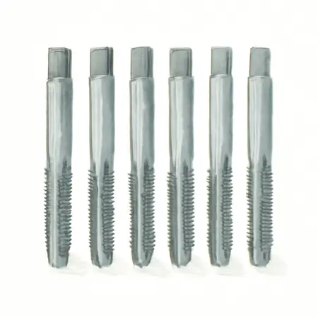 Water color illustrative image of a generic Pipe Tap Set, 6 Piece