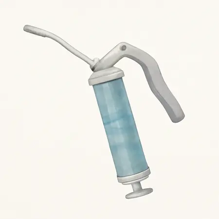 Water color illustrative image of a generic Pistol Grip Grease Gun
