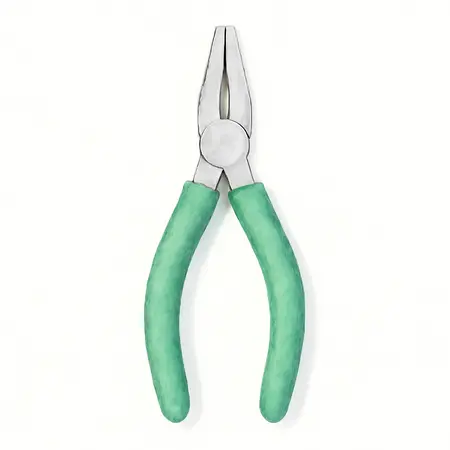 Water color illustrative image of a generic Pliers Set, 6 Pc.