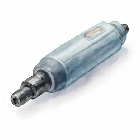 Water color illustrative image of a generic Pneumatic 1/4 in. Compact Die Grinder