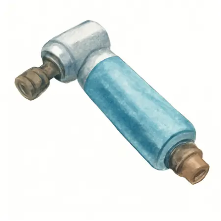 Water color illustrative image of a generic Pneumatic 1/4 in. Mini Angle Die Grinder