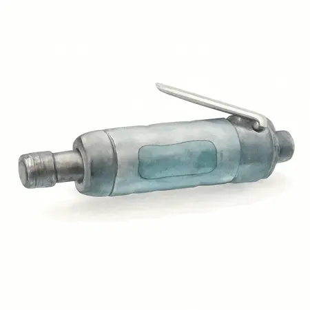 Water color illustrative image of a generic Pneumatic 1/4 in. Professional Composite Straight Die Grinder