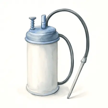 Water color illustrative image of a generic Pneumatic Air Operated Fluid Extractor