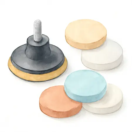 Water color illustrative image of a generic Polisher Accessory Kit, 6 Pc.