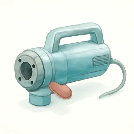 Water color illustrative image of a generic Portable Electric Pipe Threader
