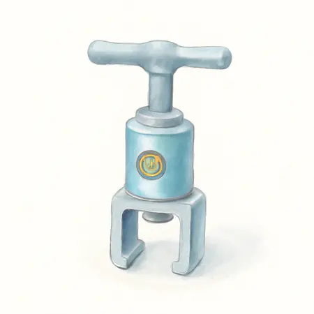 Water color illustrative image of a generic Portable Wheel Balancer