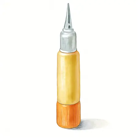 Water color illustrative image of a generic Precision Glue Pen with Fast Cure