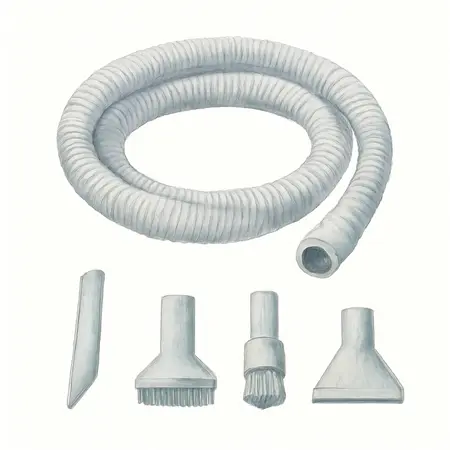 Water color illustrative image of a generic Premium Auto Detailing Accessory Kit for Wet/Dry Vacuums