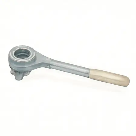 Water color illustrative image of a generic Premium Pipe-Threading Ratchet and Handle