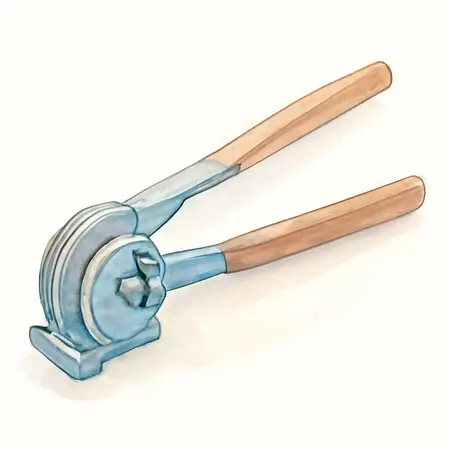 Water color illustrative image of a generic Premium Ratcheting Tube Bender Kit