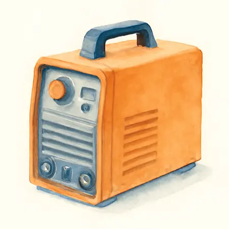 Water color illustrative image of a generic ProTIG™ 165 Industrial Welder with 120/240 Volt Input