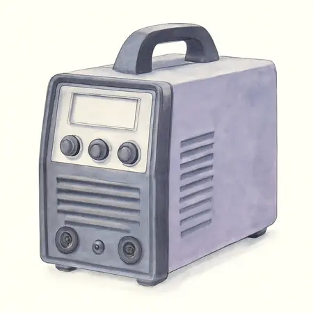 Water color illustrative image of a generic ProTIG™ 205 Industrial Welder with 120/240V Input