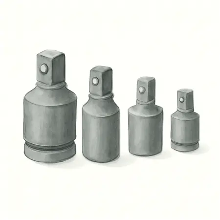 Water color illustrative image of a generic Professional Impact Socket Adapter Set, 4 Piece
