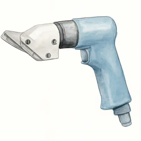 Water color illustrative image of a generic Professional Inline Air Shears
