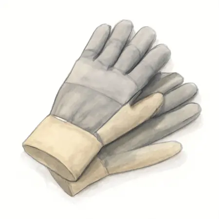 Water color illustrative image of a generic Professional Mechanics Gloves, X-Large
