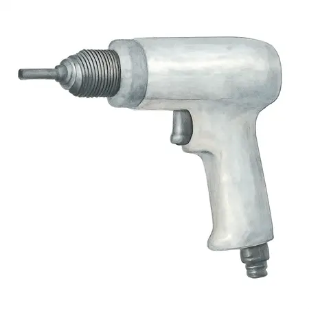 Water color illustrative image of a generic Professional Medium Barrel Air Hammer