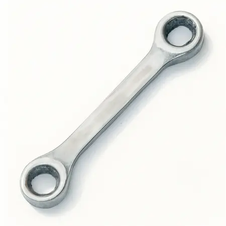 Water color illustrative image of a generic Professional Metric Double Box Ratcheting Wrench, 10 Pc.