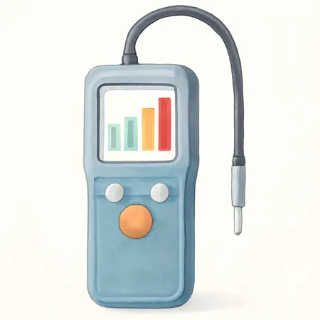 Water color illustrative image of a generic Professional Refrigerant Leak Detector