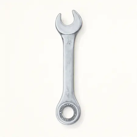 Water color illustrative image of a generic Professional SAE Double Box Ratcheting Wrench, 7 Pc.