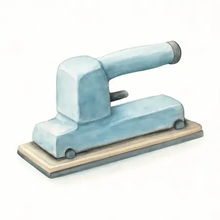 Water color illustrative image of a generic Professional Straight Line Air Sander