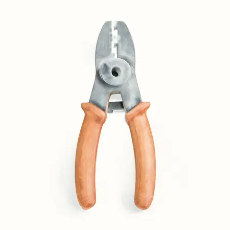 Water color illustrative image of a generic Professional Wire Stripper and Cutter