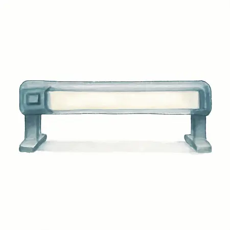 Water color illustrative image of a generic Professional Work Center Light Bar