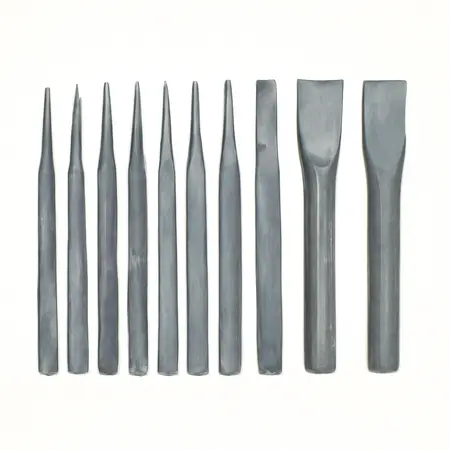 Water color illustrative image of a generic Punch and Chisel Set, 12 Pc.
