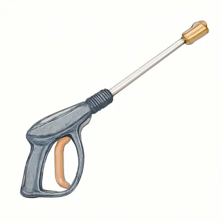 Water color illustrative image of a generic Quick-Connect Pressure Washer Spray Wand