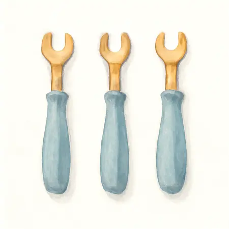 Water color illustrative image of a generic Quick Disconnect Tool Set, 3 Pc.