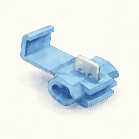 Water color illustrative image of a generic Quick Wire Splice Set, 11/18 And 14/18 Gauge, 50 Piece