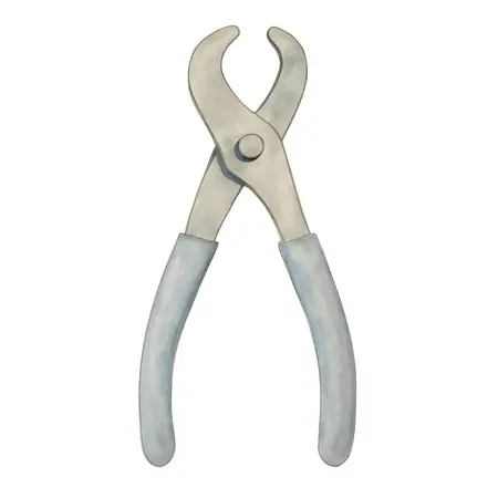 Water color illustrative image of a generic Radiator Hose Pinch-Off Pliers