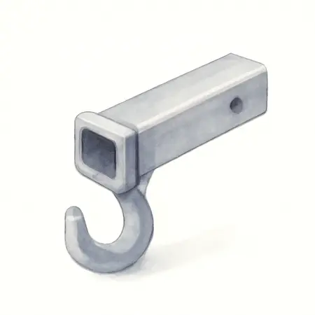 Water color illustrative image of a generic Receiver Tow Hook
