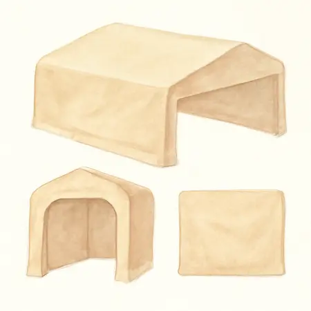 Water color illustrative image of a generic Replacement Canvas Kit, 3 Piece