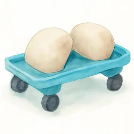 Water color illustrative image of a generic Rolling Knee Pads