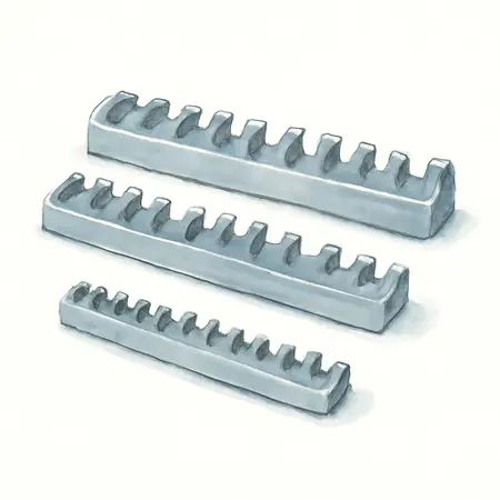 Water color illustrative image of a generic SAE Socket Tray/Organizer, 3 Piece