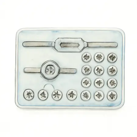 Water color illustrative image of a generic SAE Tap and Die Set, 41-Piece