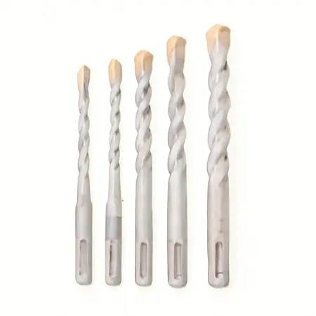 Water color illustrative image of a generic SDS-PLUS Type Rotary Hammer Bits Set, 5 Piece